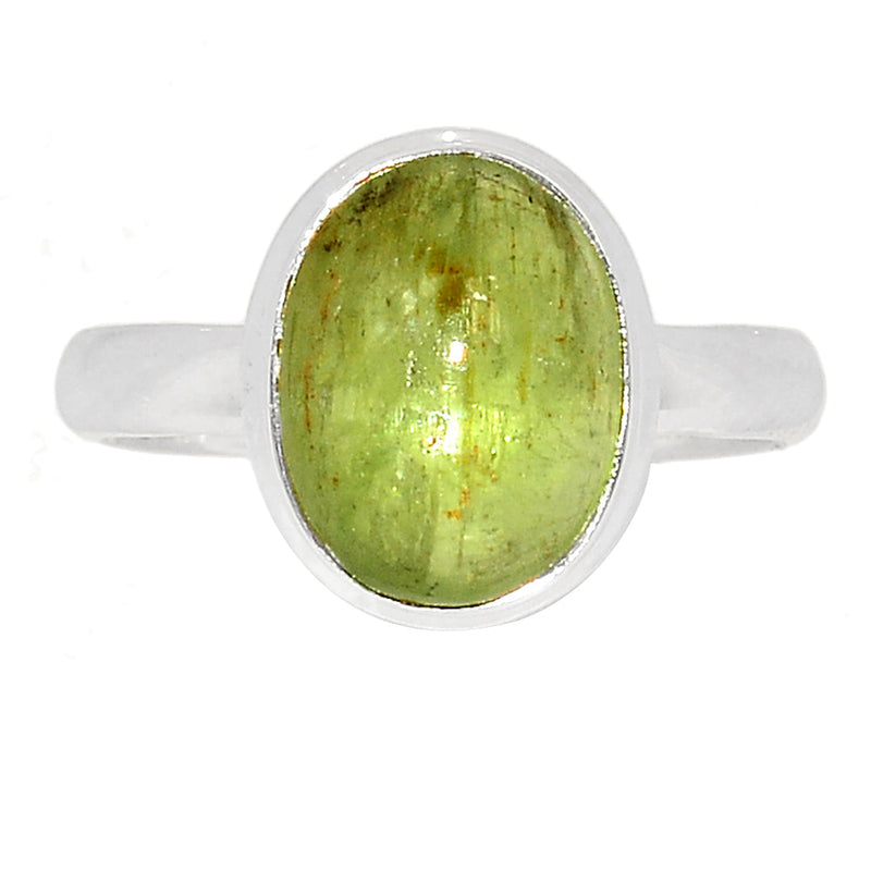 Green Kyanite Cabochon Ring - GKCR254