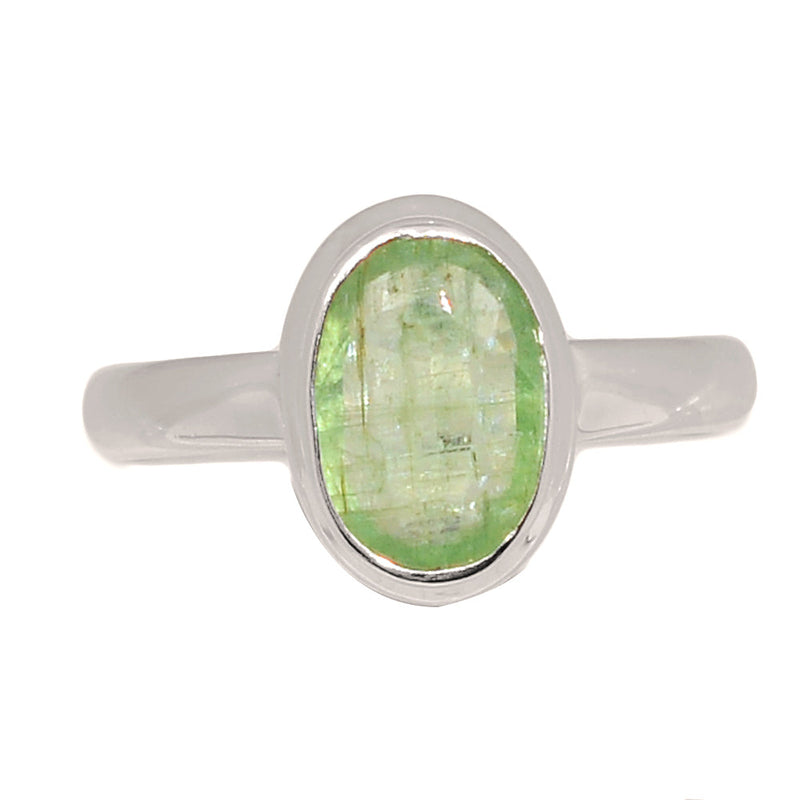 Green Kyanite Faceted Ring - GKFR213