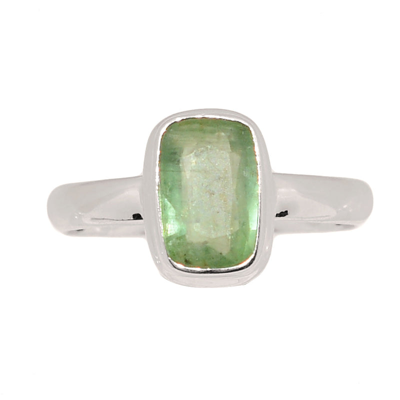 Green Kyanite Faceted Ring - GKFR214