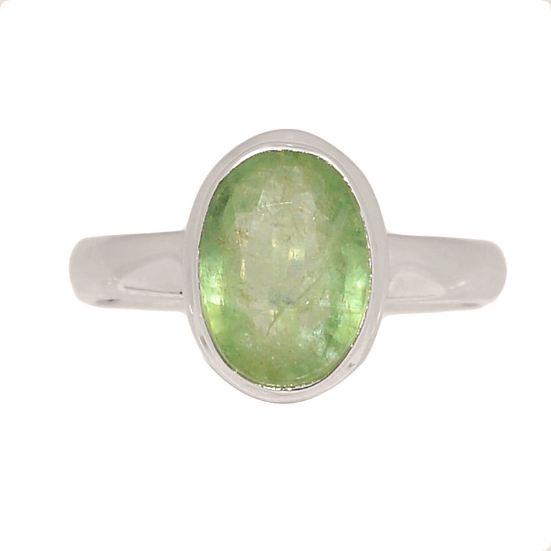 Green Kyanite Faceted Ring - GKFR215