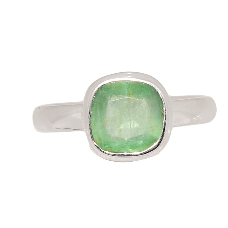 Green Kyanite Faceted Ring - GKFR223