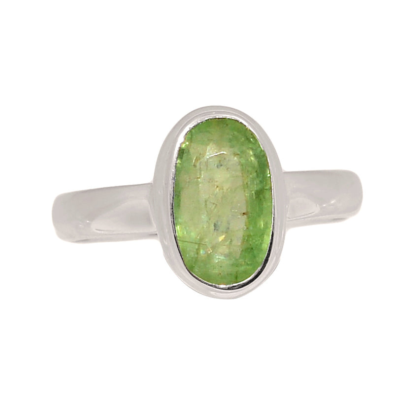 Green Kyanite Faceted Ring - GKFR231