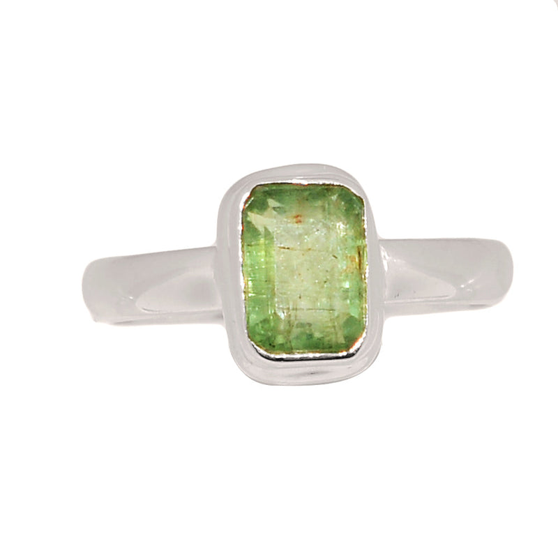 Green Kyanite Faceted Ring - GKFR235