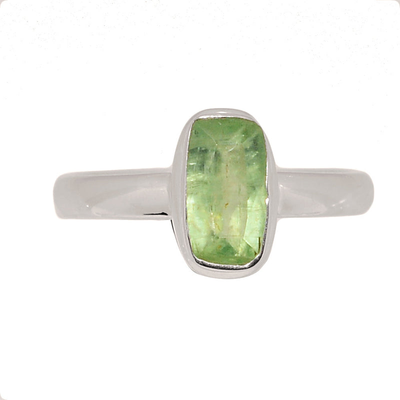 Green Kyanite Faceted Ring - GKFR238