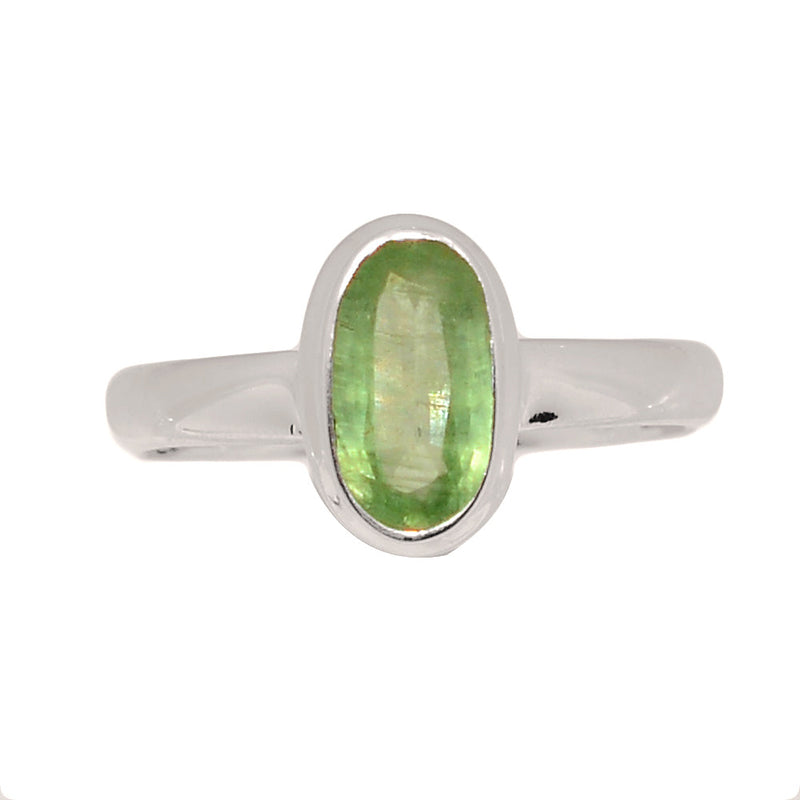 Green Kyanite Faceted Ring - GKFR240