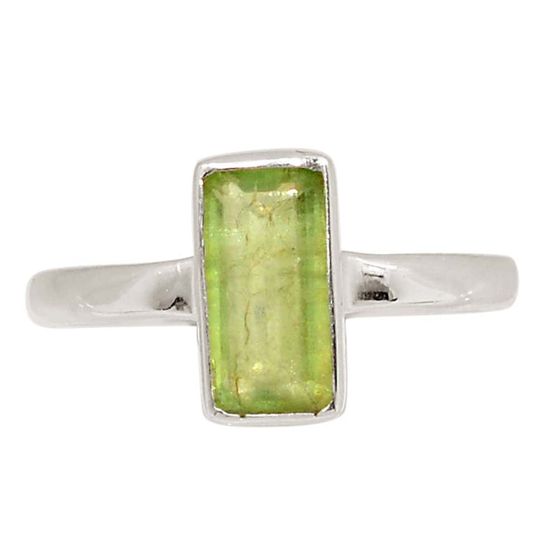 Green Kyanite Faceted Ring - GKFR250
