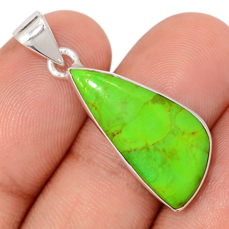 1.3" Green Mohave Turquoise Pendants - GMTP1084