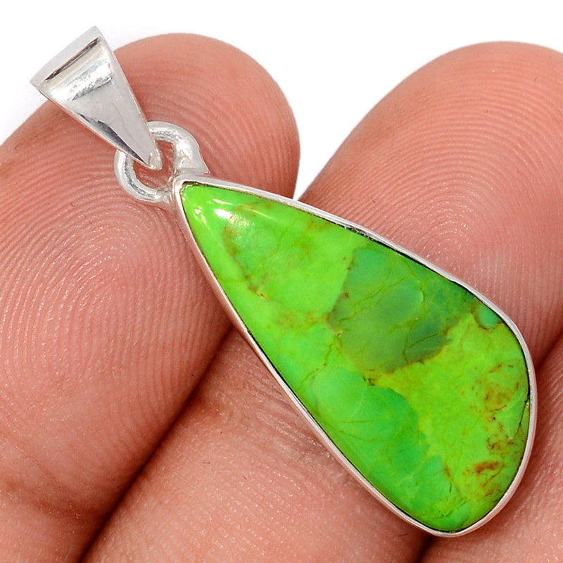 1.3" Green Mohave Turquoise Pendants - GMTP1086