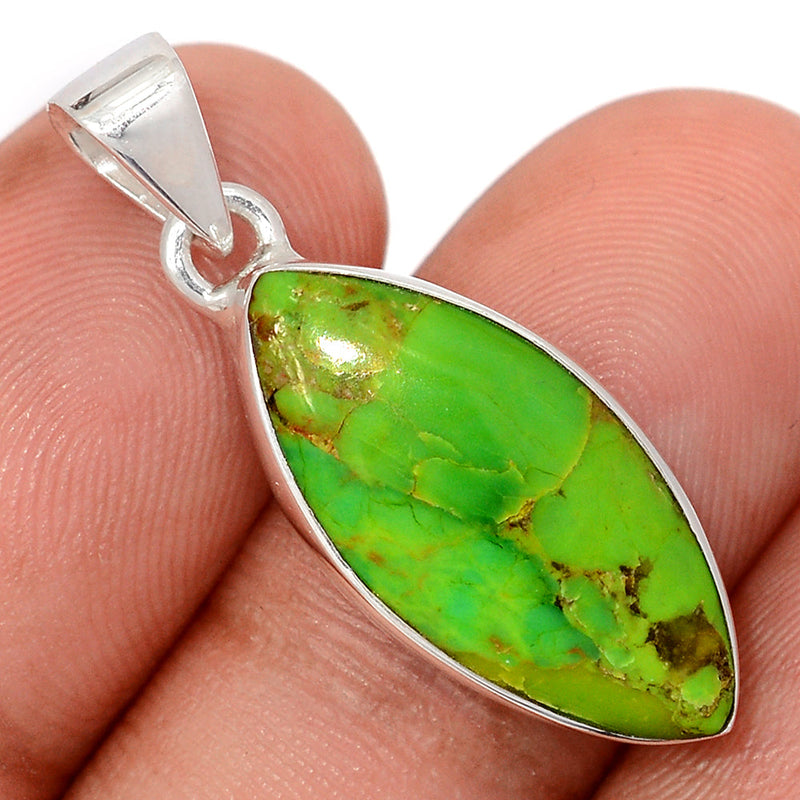 1.3" Green Mohave Turquoise Pendants - GMTP1089