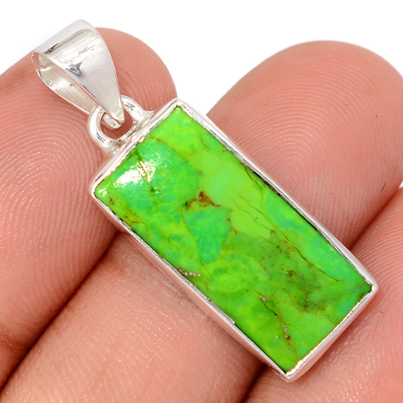 1.3" Green Mohave Turquoise Pendants - GMTP1092