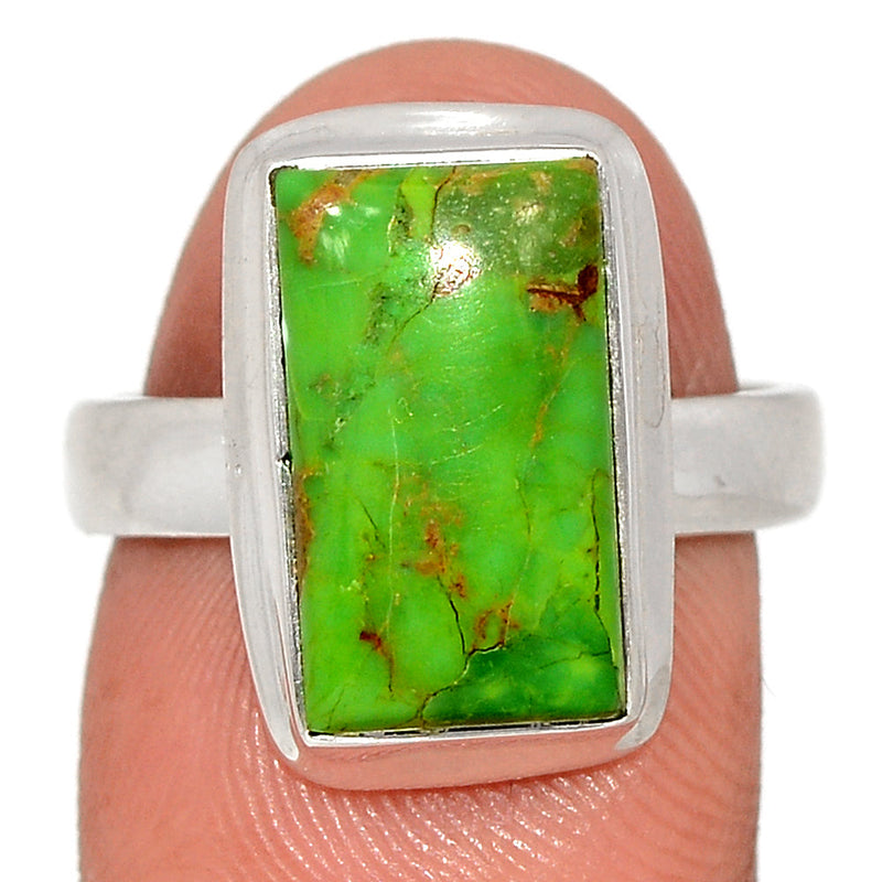 Green Mohave Turquoise Ring - GMTR877