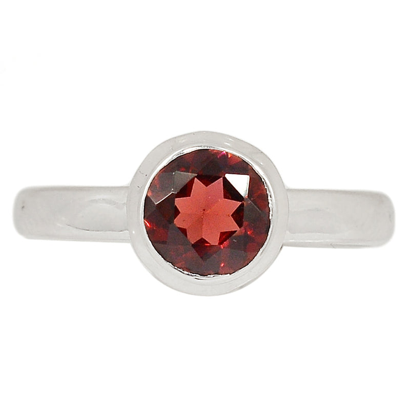 Garnet Faceted Ring - GNFR1220