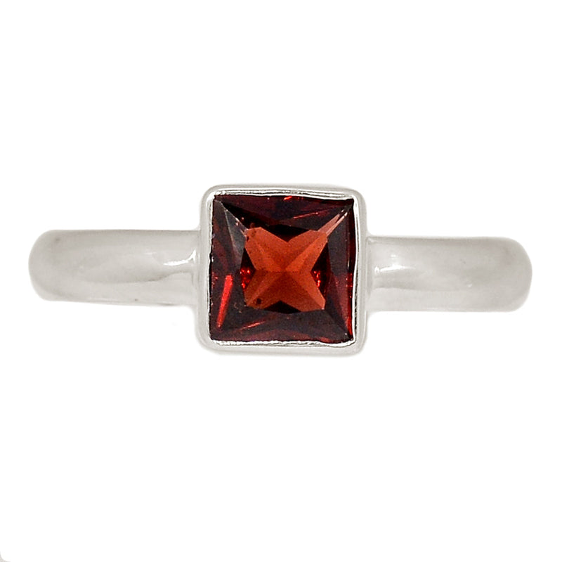 Garnet Faceted Ring - GNFR1246