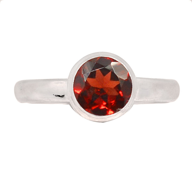 Garnet Faceted Ring - GNFR1272