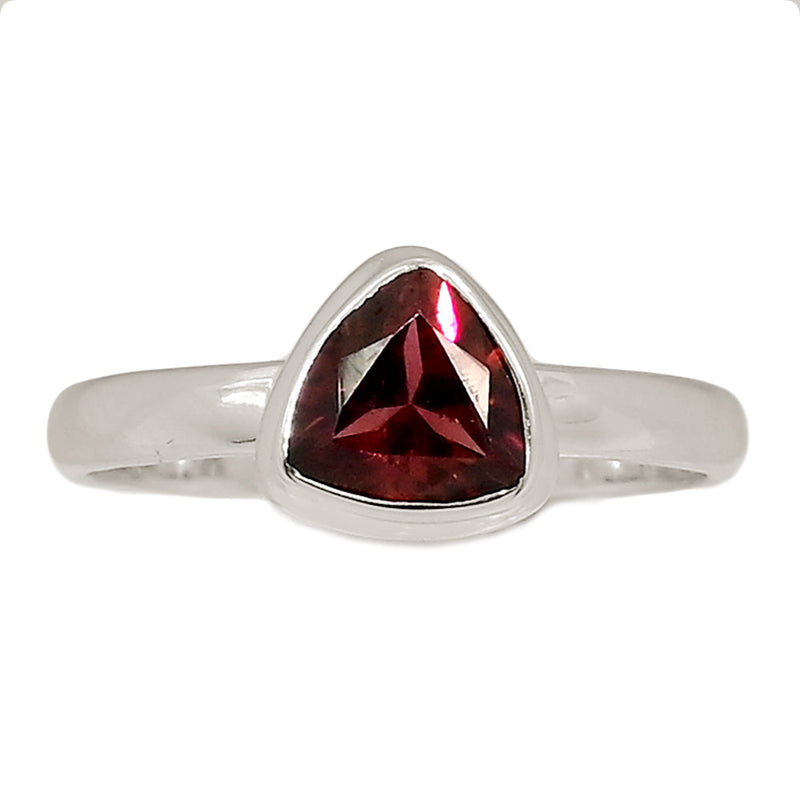 Garnet Faceted Ring - GNFR1293