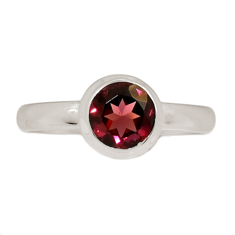 Garnet Faceted Ring - GNFR1300