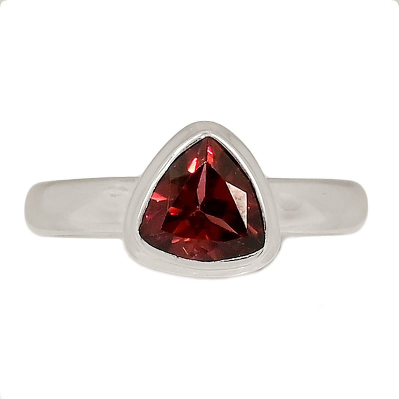 Garnet Faceted Ring - GNFR1301