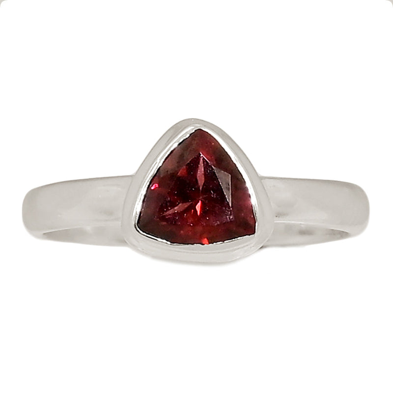Garnet Faceted Ring - GNFR1303