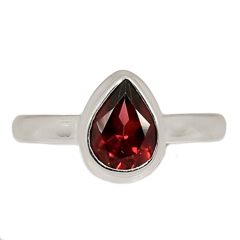 Garnet Faceted Ring - GNFR1322