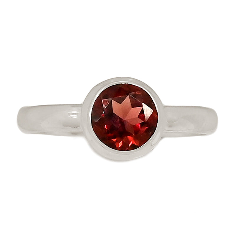 Garnet Faceted Ring - GNFR1325