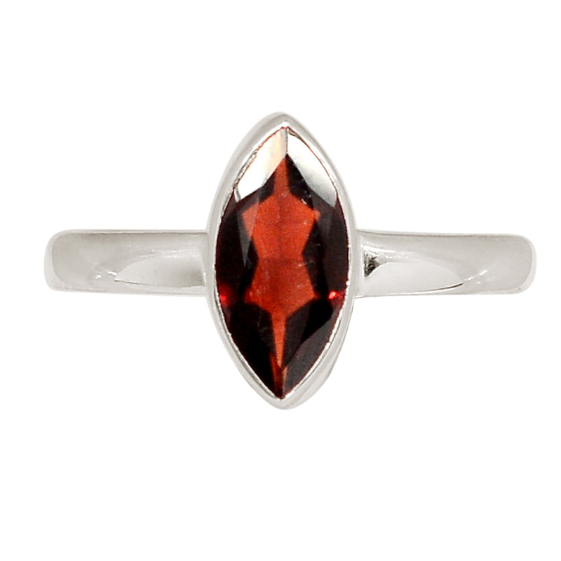 Garnet Faceted Ring - GNFR1330