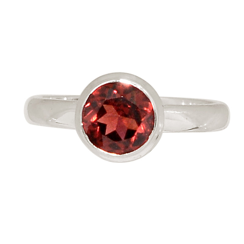 Garnet Faceted Ring - GNFR1331
