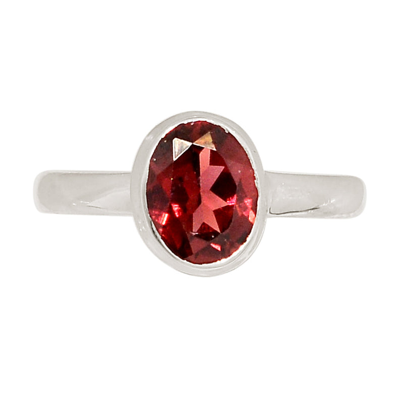 Garnet Faceted Ring - GNFR1332