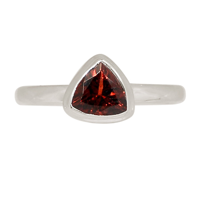 Garnet Faceted Ring - GNFR1333