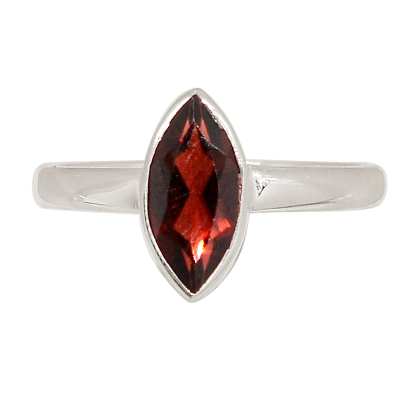 Garnet Faceted Ring - GNFR1334