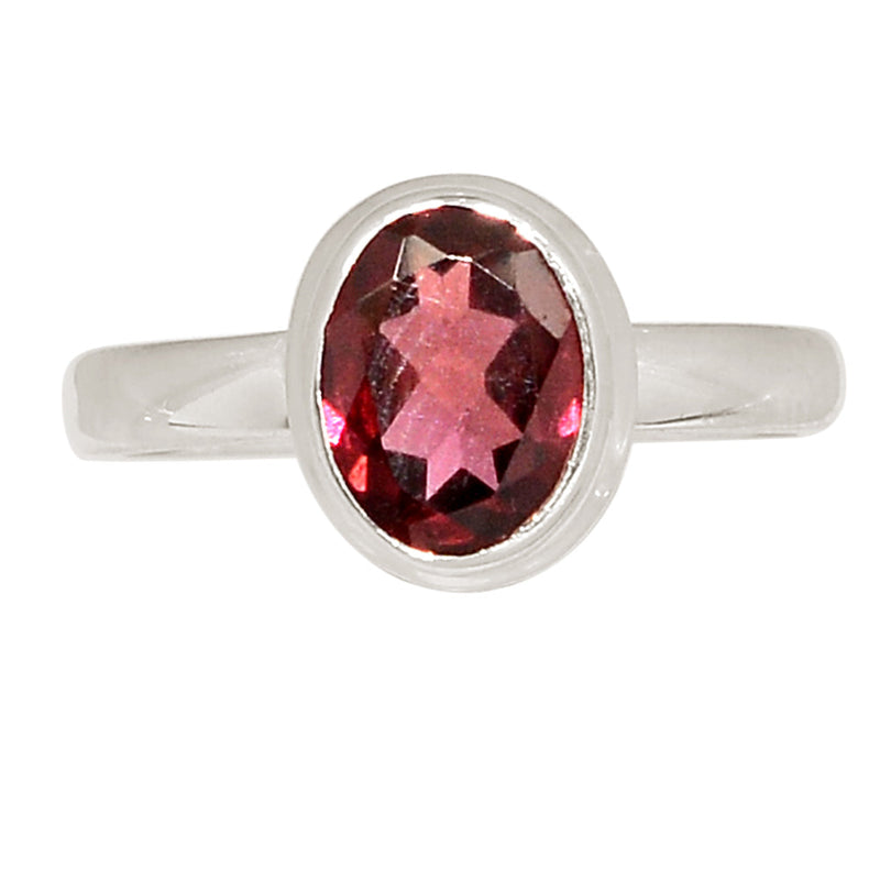 Garnet Faceted Ring - GNFR1335