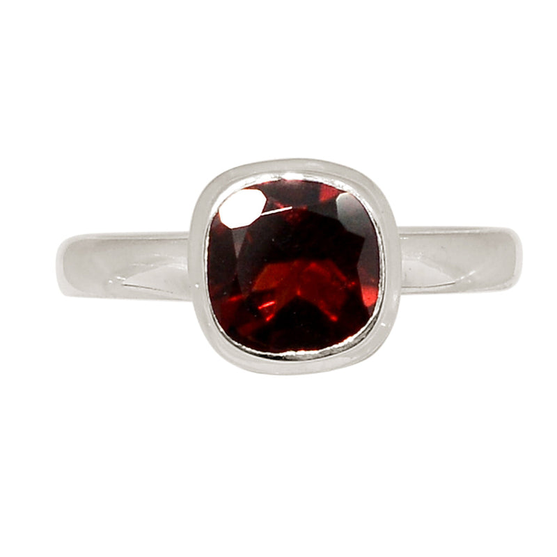 Garnet Faceted Ring - GNFR1337