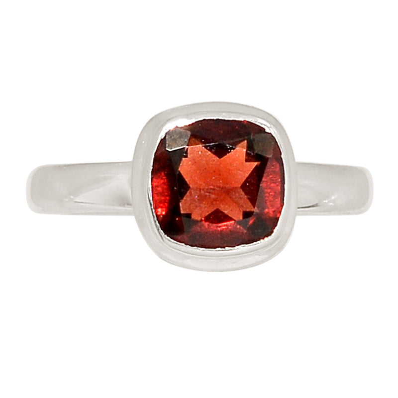 Garnet Faceted Ring - GNFR1343