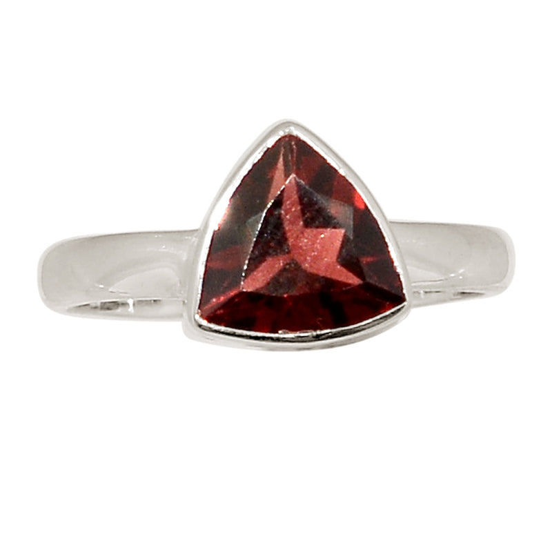 Garnet Faceted Ring - GNFR1344