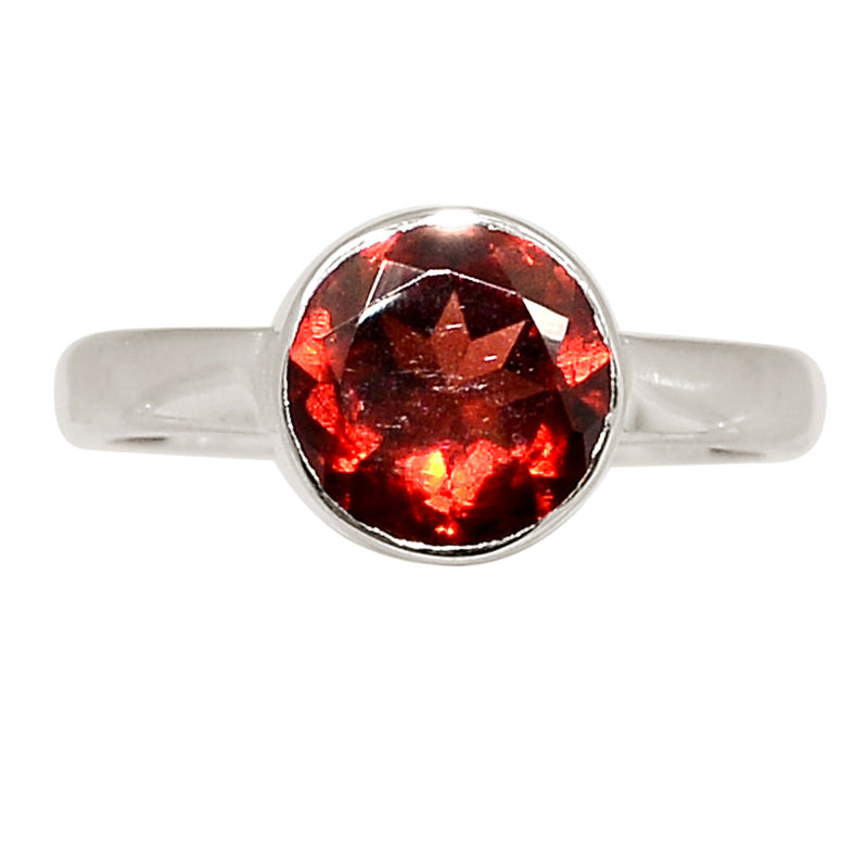 Garnet Faceted Ring - GNFR1346