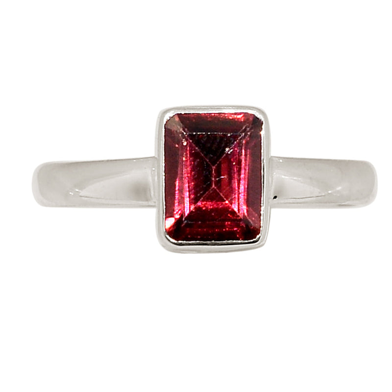 Garnet Faceted Ring - GNFR1349