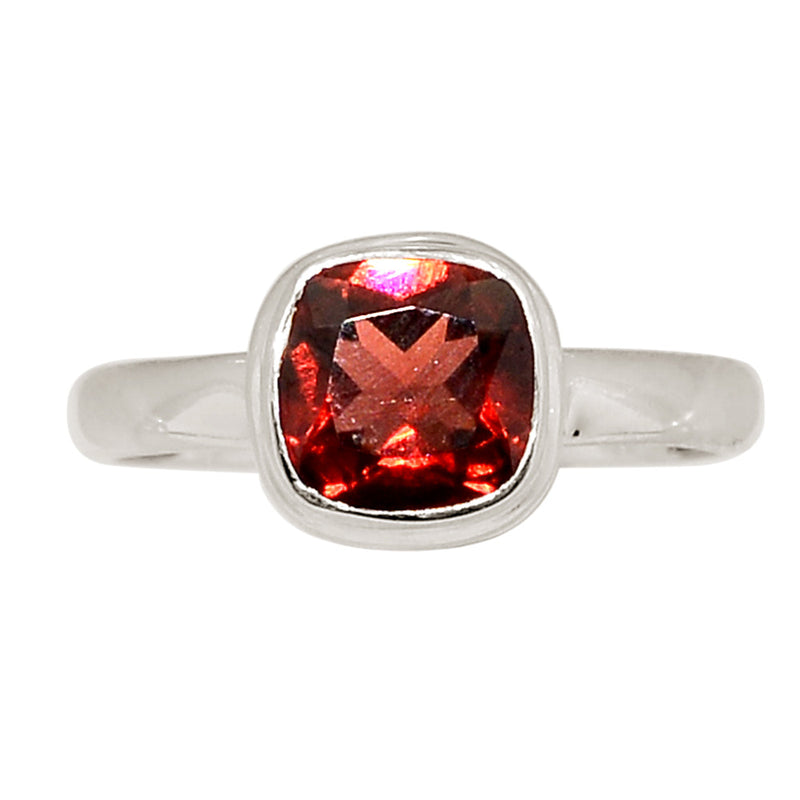 Garnet Faceted Ring - GNFR1351