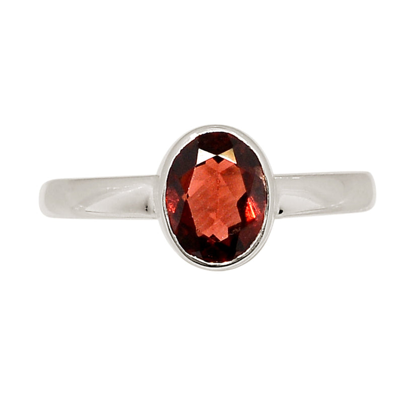 Garnet Faceted Ring - GNFR1352