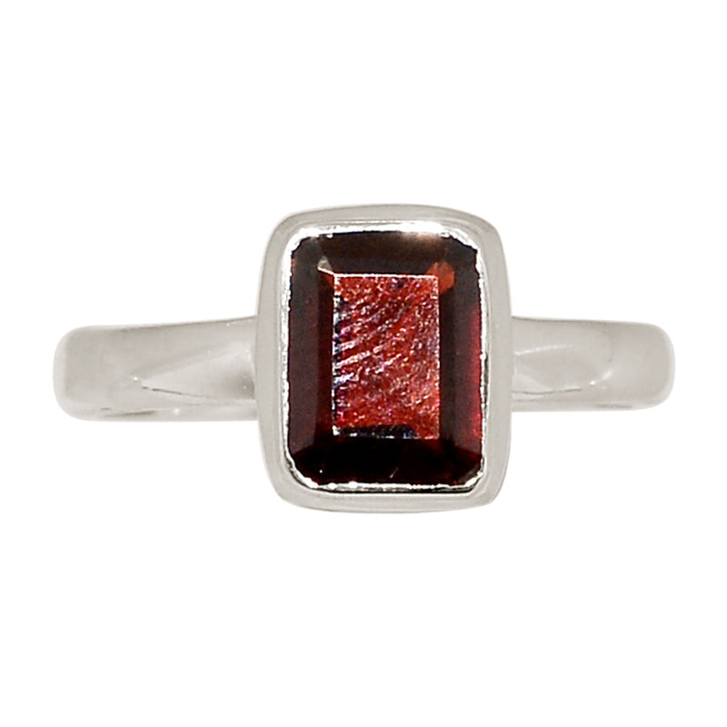 Garnet Faceted Ring - GNFR1353