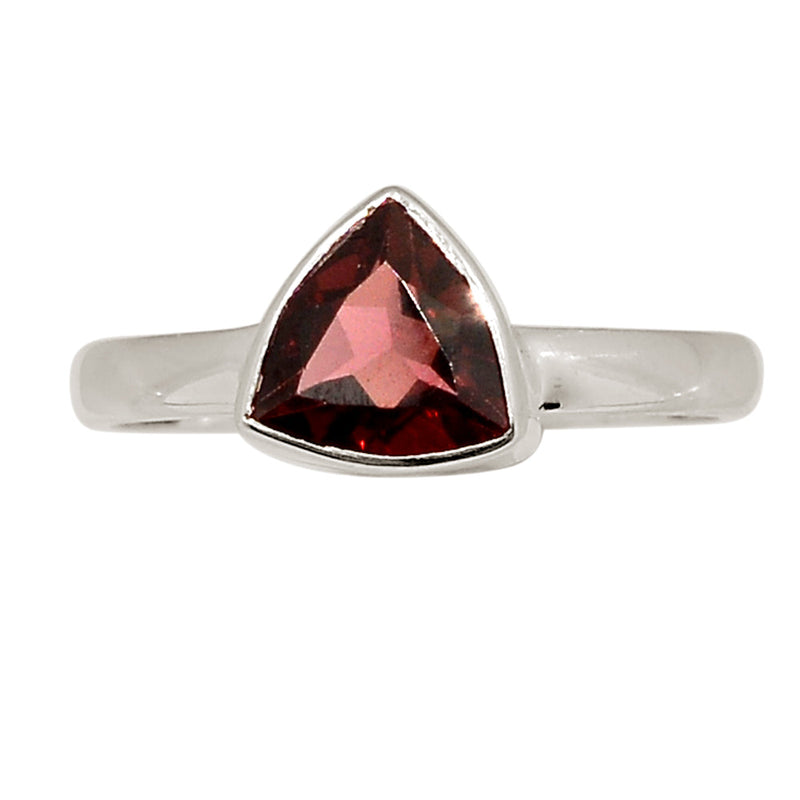 Garnet Faceted Ring - GNFR1354