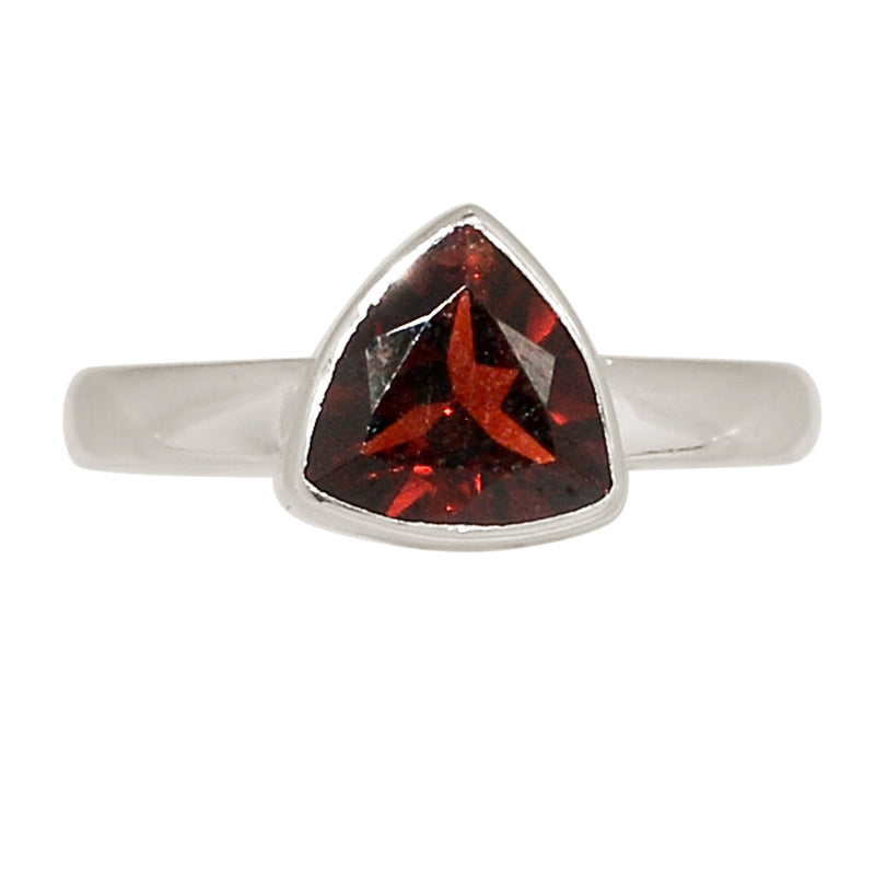 Garnet Faceted Ring - GNFR1356