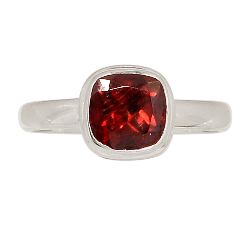Garnet Faceted Ring - GNFR1357