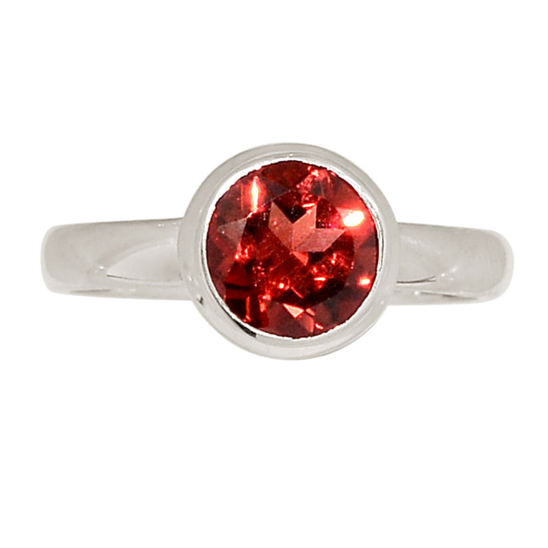 Garnet Faceted Ring - GNFR1358