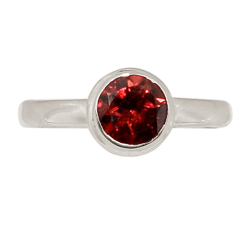 Garnet Faceted Ring - GNFR1359