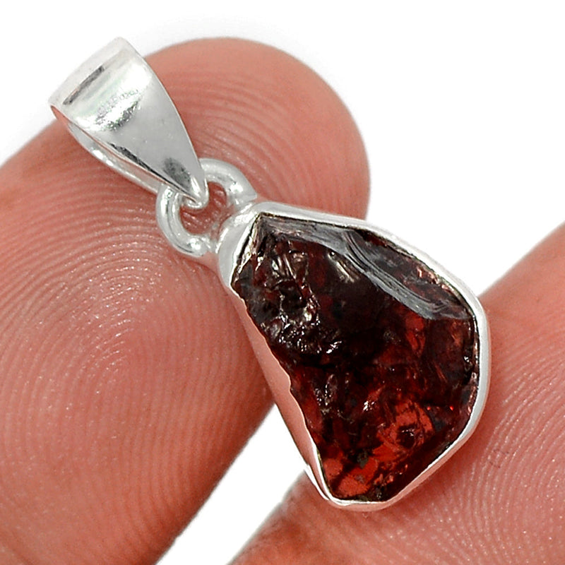 1" Garnet Rough Pendants - GNRP6