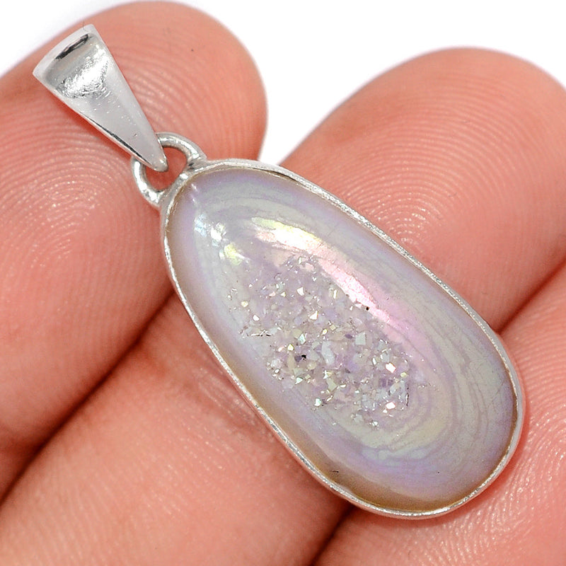 1.3" Angel Aura Druzy Pendants - GPWP647