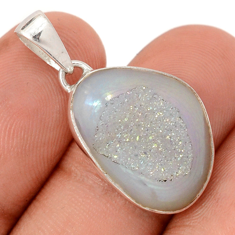 1.2" Angel Aura Druzy Pendants - GPWP649