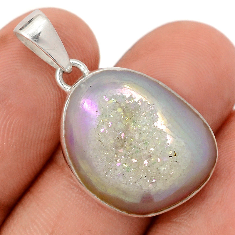 1.2" Angel Aura Druzy Pendants - GPWP651