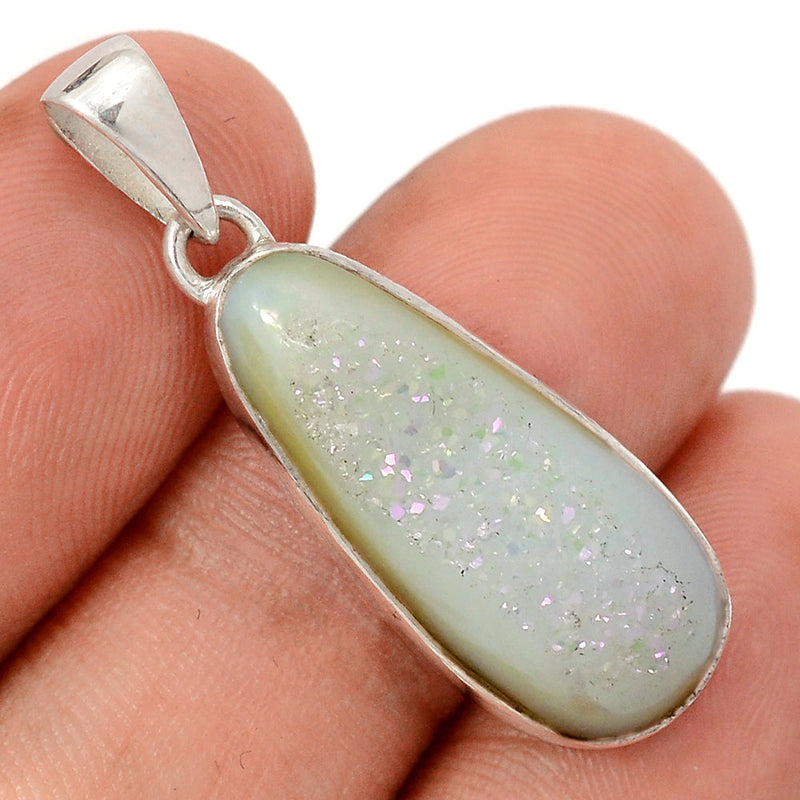 1.5" Angel Aura Druzy Pendants - GPWP652