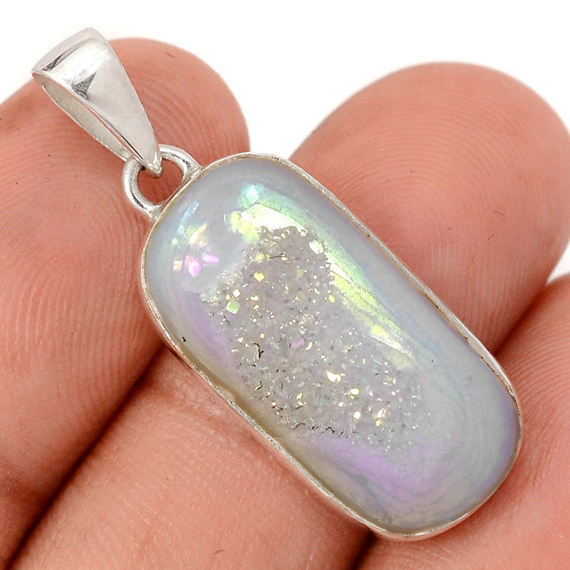 1.3" Angel Aura Druzy Pendants - GPWP655