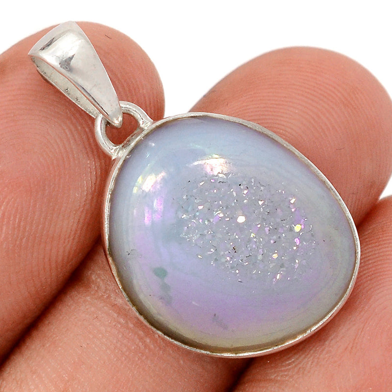 1.2" Angel Aura Druzy Pendants - GPWP656